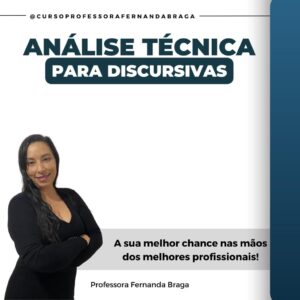 Análise para Parecer Técnico/Recurso para Discursiva - 12x de R$8,25