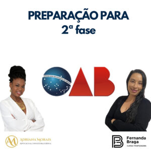 PREPARAÇÃO OAB 2ª fase -  em até 12x de R$103,25