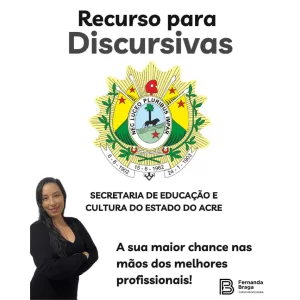 RECURSO PARA DISCURSIVAS - SEC-ACRE - POR QUESTÃO (forma e conteúdo) - em até 12x sem juros