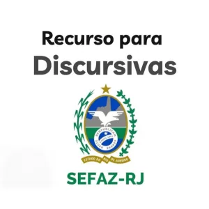 RECURSO PARA DISCURSIVAS - SEFAZ-RJ - QUESTÃO 01 (forma e conteúdo) - em até 12x sem juros