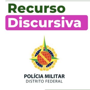 Recurso para discursivas - PMDF CFO - forma e conteúdo - 12x de R$40,75